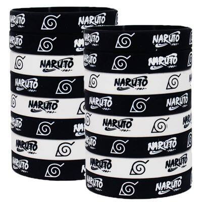 OEM Customized LOGO Fans Black and White Two Colors a Set of Waterproof Smooth Durable Silicone Bracelet