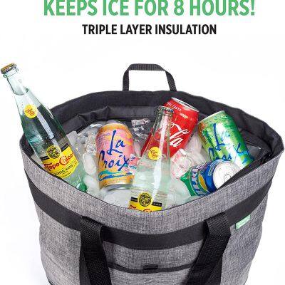 polyester cooler bag carry cooler bag
