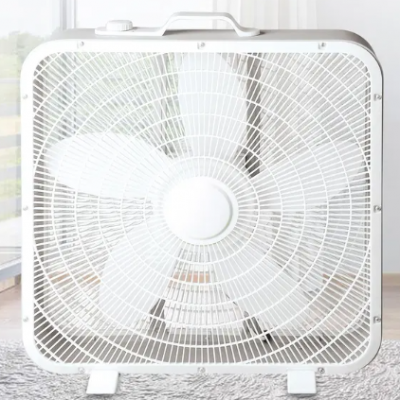 20 Inch (50cm) Square Box Fan Air Circulator Fan in New Design Floor Fan with Banana Blades（Wechat:13510231336）