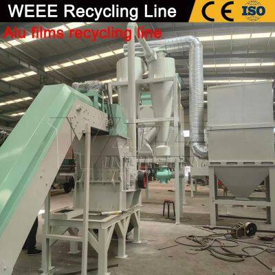 Full Automatic Waste Refrigerator Recycling Production Line For Metal Plastic Recovery