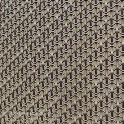 Architectural Stainless Steel Textured Wire Mesh for Decoration
