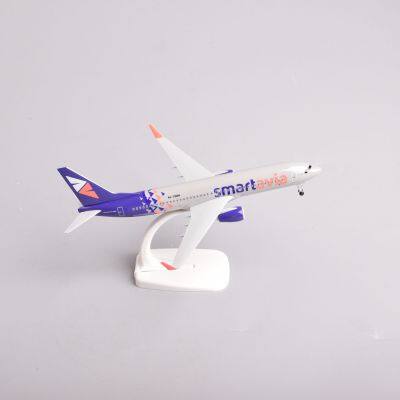 20cm 737-800 SMARTAVIA Metal Aircraft Plane Moded Gift