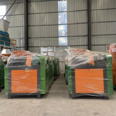 PanQi Granulador de extrusión de fertilizante orgánico de doble rodillo Granulador de estiércol de pollo photo-3