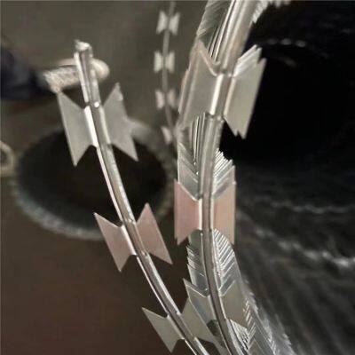 Hot Dipped Galvanized Wire Razor Wire Price Per Roll
