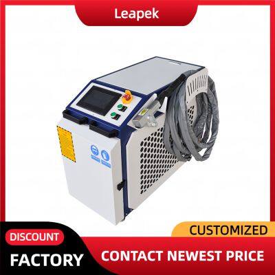 Portable Air Cooledl Rust Cleaner Laser Machine Pulse Laser Cleaning Machine for Metal Surface and Remove Paint From Wood 200W photo-5