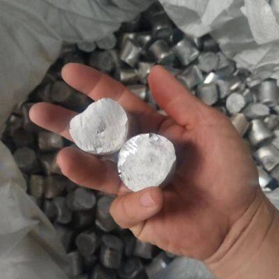 100g/piece Deoxidized Aluminum Granules, Steel Deoxidizing Aluminum, Cylindrical Deoxidized Aluminum Blocks, Aluminum Rod Sheared Aluminum Blocks photo-2