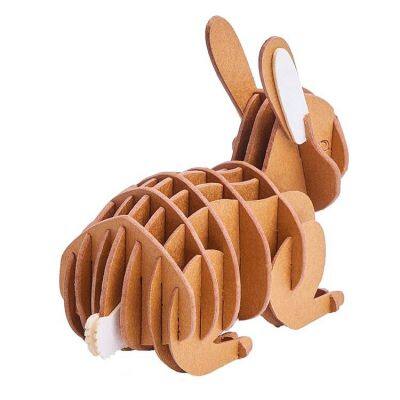 Customized Handmade Paper Puzzle Toys and Games 3D Animal Cardboard Models for Kids photo-2