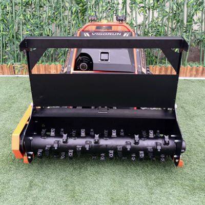 Vigorun MTSK1000 Radio Controlled Mulcher Lawn Mower, 5-in-1 Multifunction Rc Lawnmower for Rough Terrain