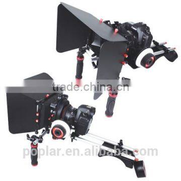 Poplar Professional Kit Shoulder Rig DSLR Rig + M1 Matte Box photo-2