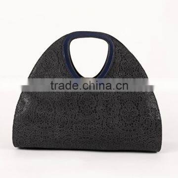 New arrival black handle handbags top quality good workmanship handbags