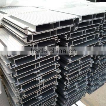 High quality 6063 T5 extruded aluminium plank with width 166mm