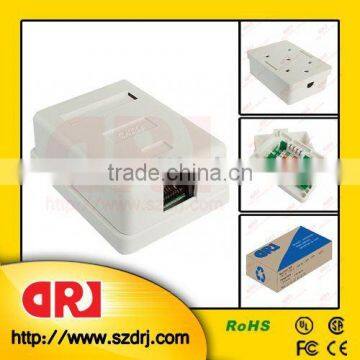 cat5e single port wall mounted box