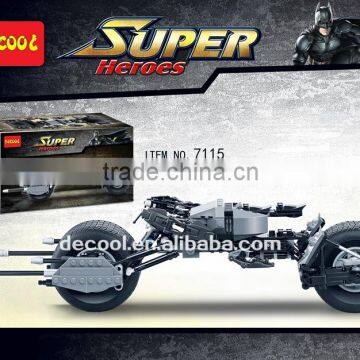 Decool Super Hero Series 7115 Batman Chariot Motor Building Bricks Toys