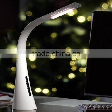 Multiple white light bedside led table lamp