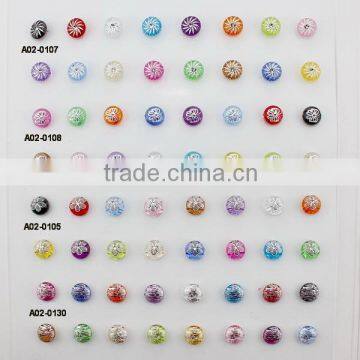 2014 new designs shirt button acrylic button