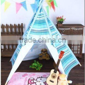 Children Teepee Tent stripe design Kids Indian Teepee Tent