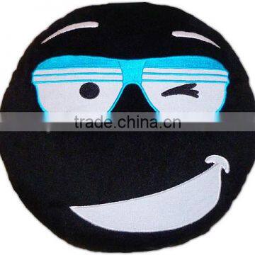 Hot Selling Plush Emoji Cushion Cheap Soft Plush Emoji Pillow for Free Sample photo-3