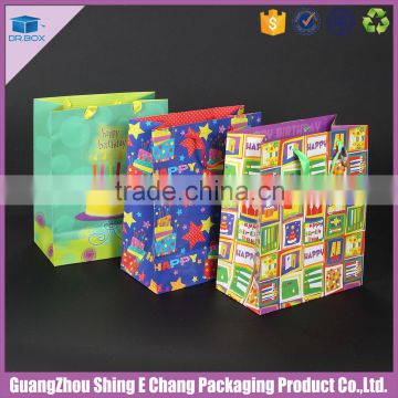 2016 lovely design and high quality customized paper carry bags