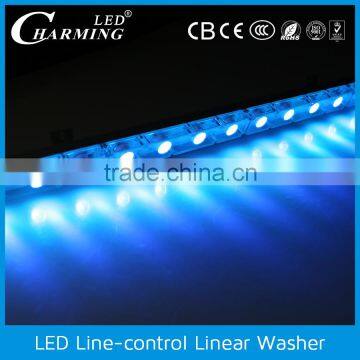 modern colorful wash lamp 36w line-control outdoor led strip lights linear wallsher