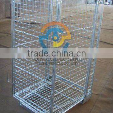 rolling cart, rolling cage cart, industrial rolling cart, warehouse rolling cart