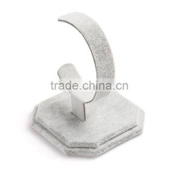 Wholesale Gray DIY Fabric Watch C-stand Bracelet Jewelry Display Stand Holder Showcase Watch Display Stand Holder Quality Choice photo-4