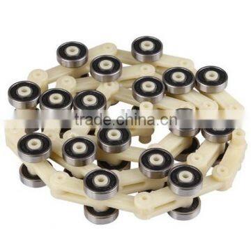 Escalator step reverse chain