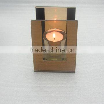 2016 Wholesale Brown Colour Tea Light Holder photo-3