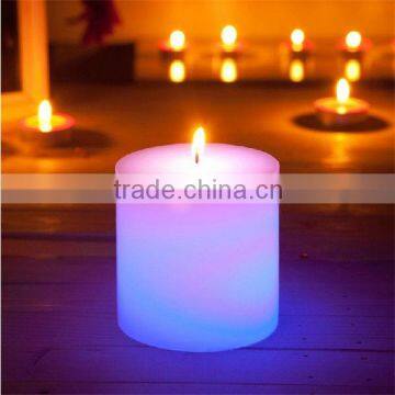 led paraffin wax candle light