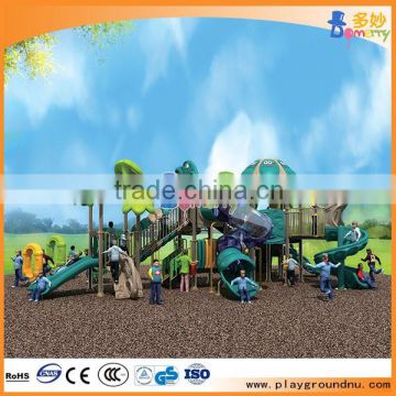 2016 Guangzhou Kids safe Outdoor Anti-crack plastic slide