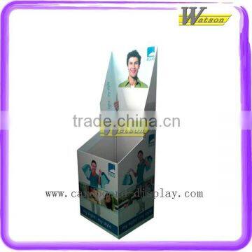 Supermarket Promotion Dump Bin cardboard Floor Counter Display Stand