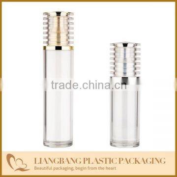 perfume bottle with Acrylic airless bottle with screw