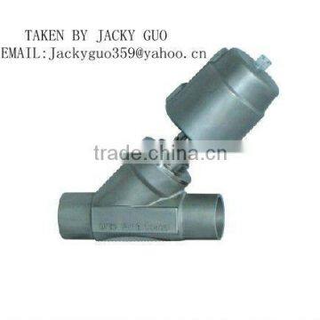 Angle seat valve