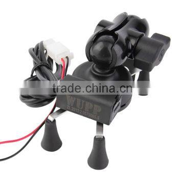 12V Bicycle Motorcycle Phone GPS Stand Holder USB Charger Power Outlet Socket For 3.5-6 Inch Mobile Phone photo-2