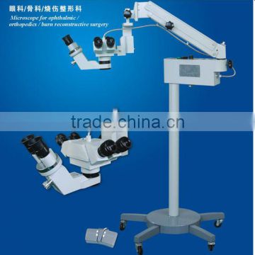 Operational Ophtalmic microscope with double oculars/Orthopedics/Burns and Plastic Surgery