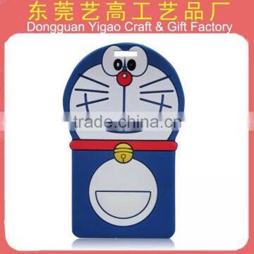 Custom soft pvc advertising luggage badge
