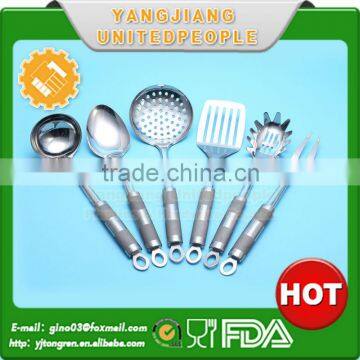 As Seen Tv Stainless Steel Cookware Set With Grit-blasting Coating Handle