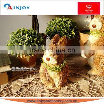 Decorative Straw Rabbit photo-2