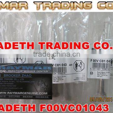 BOSCH Common rail injector valve F00VC01043 for 0445110047, 0445110048, 0445110049