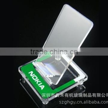 Any Design High-grade transparent acrylic display rack for mobile phone