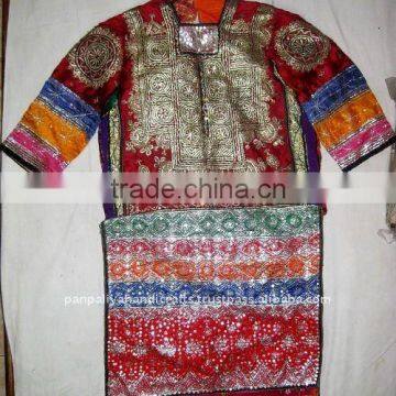 Vintage tribal banjara dress traditional womens clothing