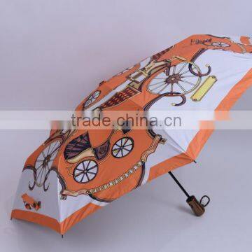 Wind is Prevented Bask in Dual-use Folding Umbrella in the Rain or Shine photo-5