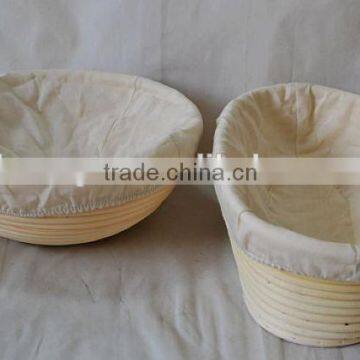 High quality oval rattan cane banneton basket