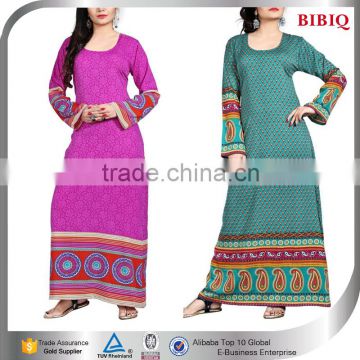 muslim long sleeve maxi dress full skirt dress pattern thai traditional dress evening sexy african printed dresses