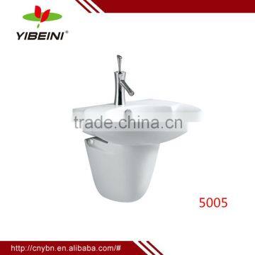 chaozhou factory ceramic bathroom wall hung basin