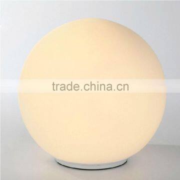 Decorative Hand Knitting Cover Glass Bedside Table Lamp With White Glass Lamp Shade photo-2