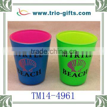 personalized gifts airbrushed shot glass MYRTLE BEACH logo