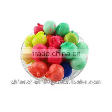 fashion acrylic apple bead for hair decoration