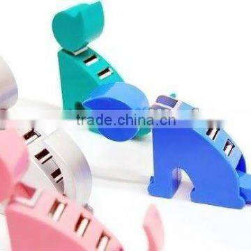New Cute animal shape 4 port usb 2.0HUB