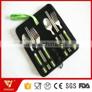 Wholesale Easy to Carry 6 Pcs Dinnerware Set With Plastic Handle in Foldable Nylon Bag photo-6
