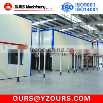 Overhead Conveyor & IR Oven Powder Coating Line